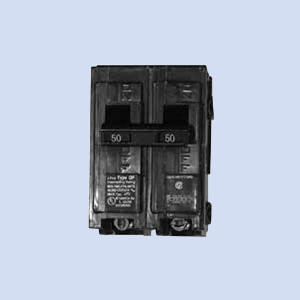 Image of Q250 Milbank 50 amp breaker, RV breaker