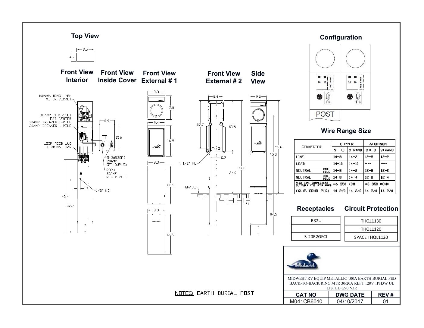 M041CB6010 | B&B Electrical