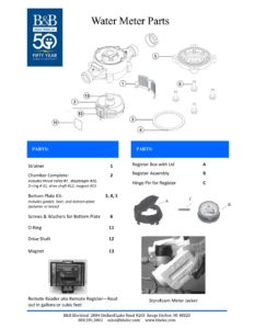 Water Meter Parts | B&B Electrical