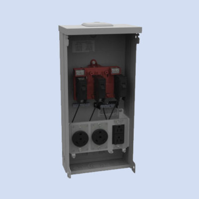 Image of U5000-XL-332 Milbank RV surface box 30/20 receptacles