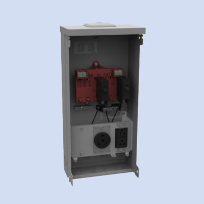 Image of U5000-XL-41 Milbank RV surface box 30 amp receptacle